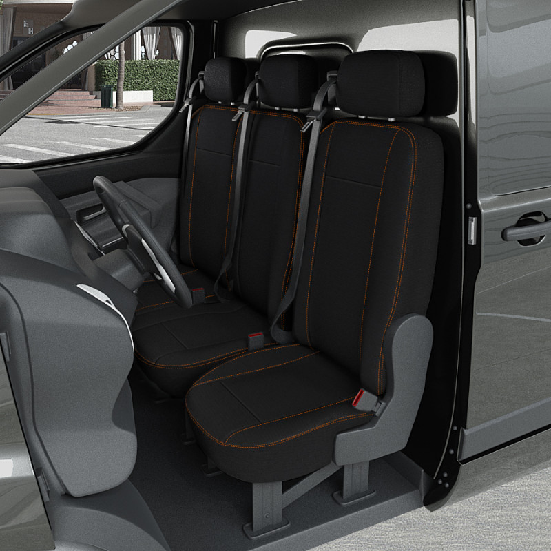 Autositzbezüge Maß Schonbezüge Sitzschoner für Toyota Proace City (18-)  7-Sitze