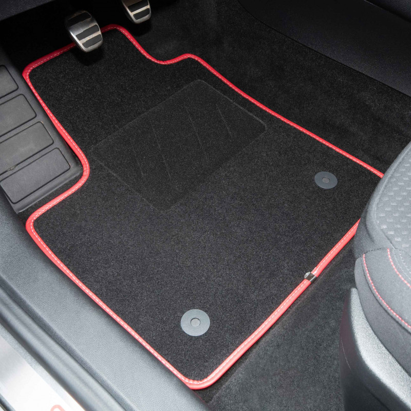 Top Rote Fußmatten für BMW 5er E39 M Paket - AutoWin