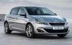 Auto Kofferraummatte für Peugeot 308 III Active Pack/GT Pack Hybrid  2021-2024 Leder VollstäNdige Einkreisung Kofferraum Matten rutschfest