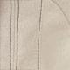 Beige Masche / braune Steppnähte und Stickereien