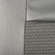 Kunstleder Grau/Jacquard grau