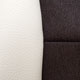 Kunstleder beige / Wildleder grau