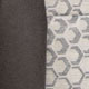 Wildleder grau / Jacquard grau und beige